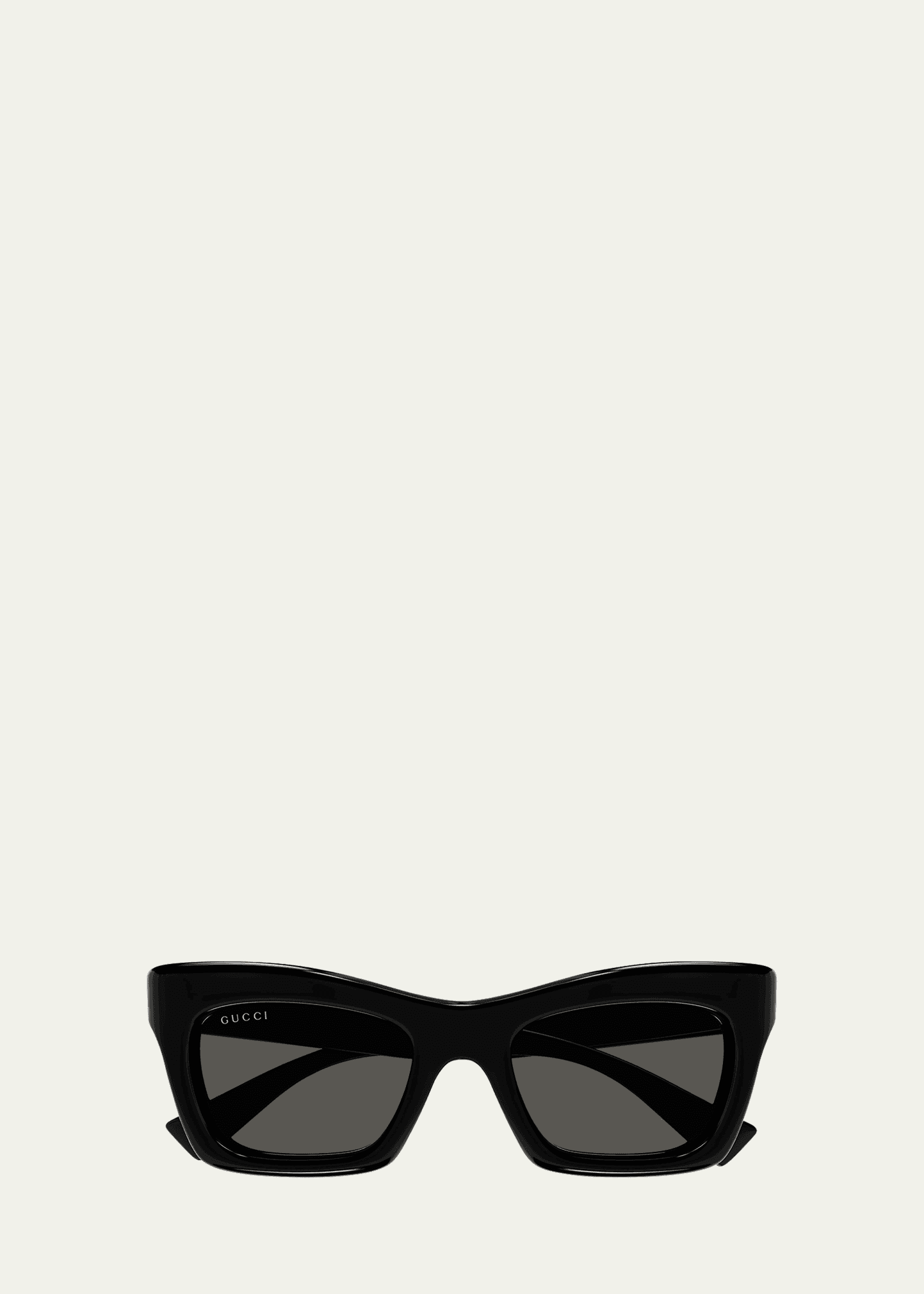 logo acetate cat-eye sunglasses