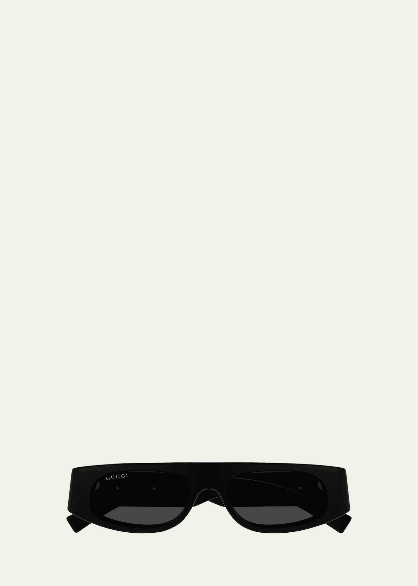 logo acetate rectangle sunglasses