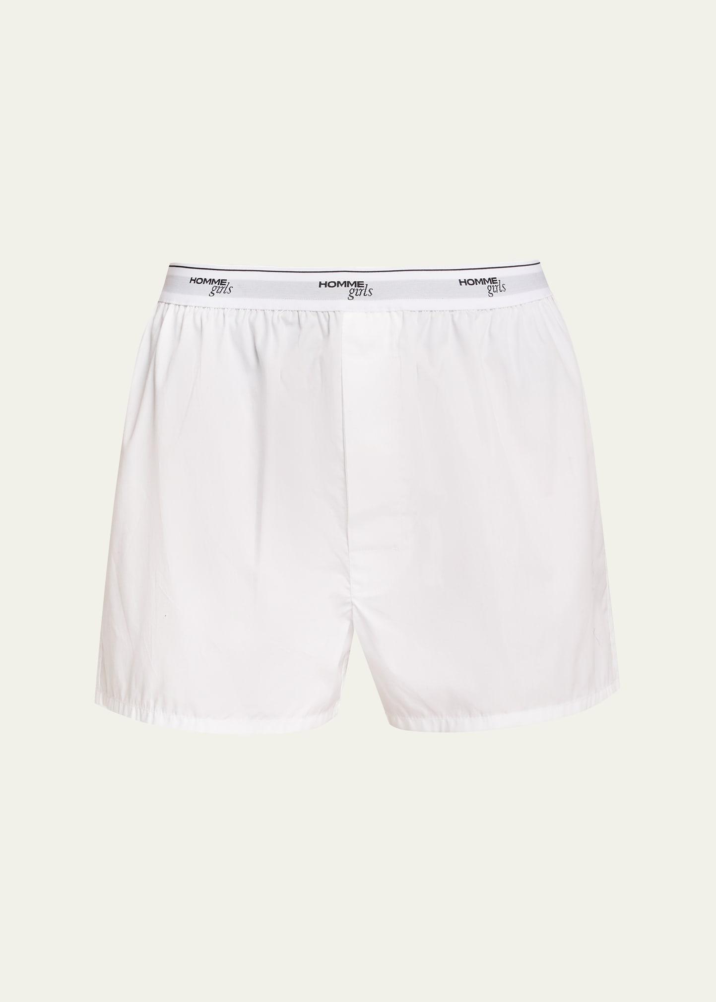 logo-band cotton boxer shorts