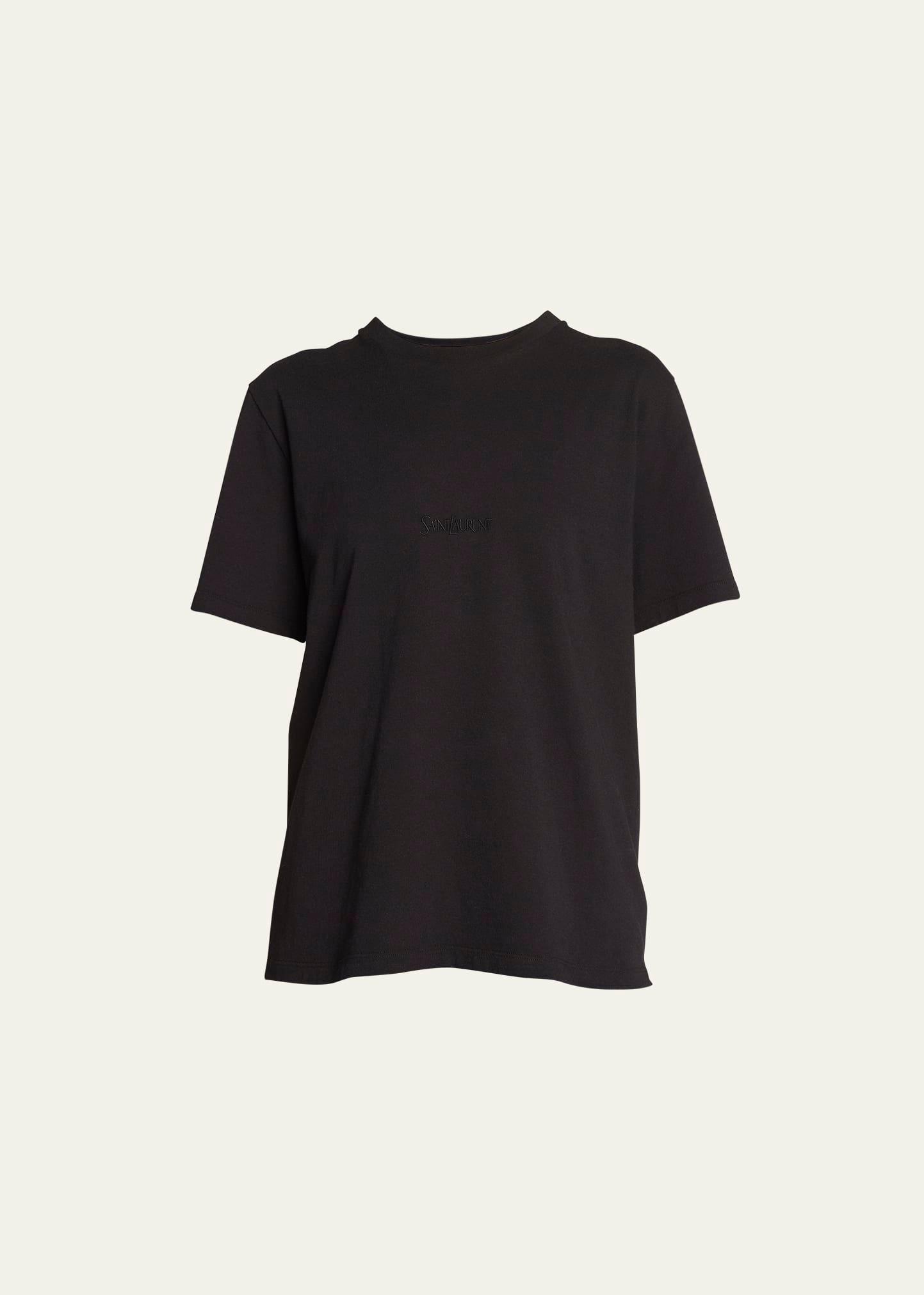 logo embroidered t-shirt