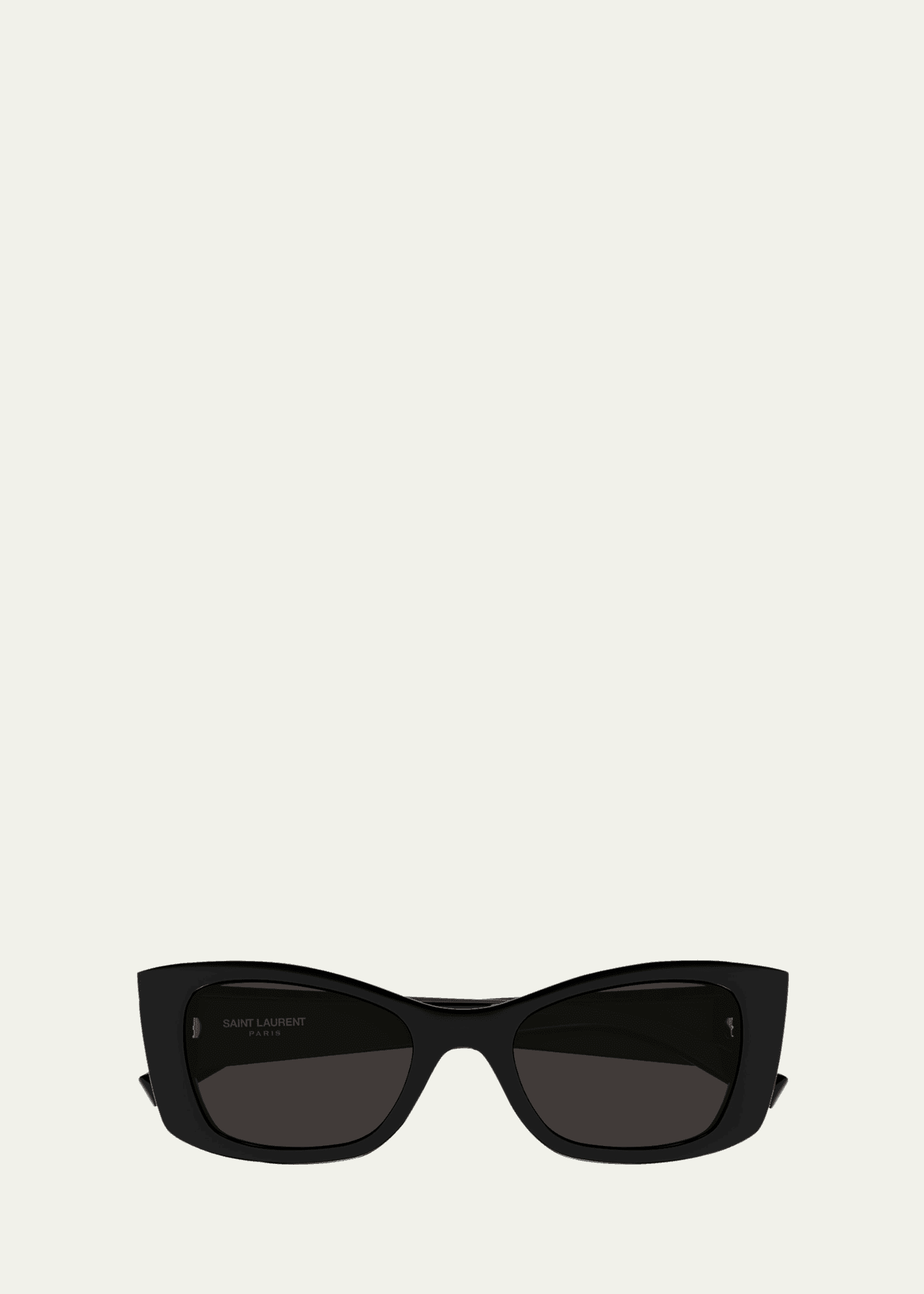 logo injection plastic cat-eye sunglasses