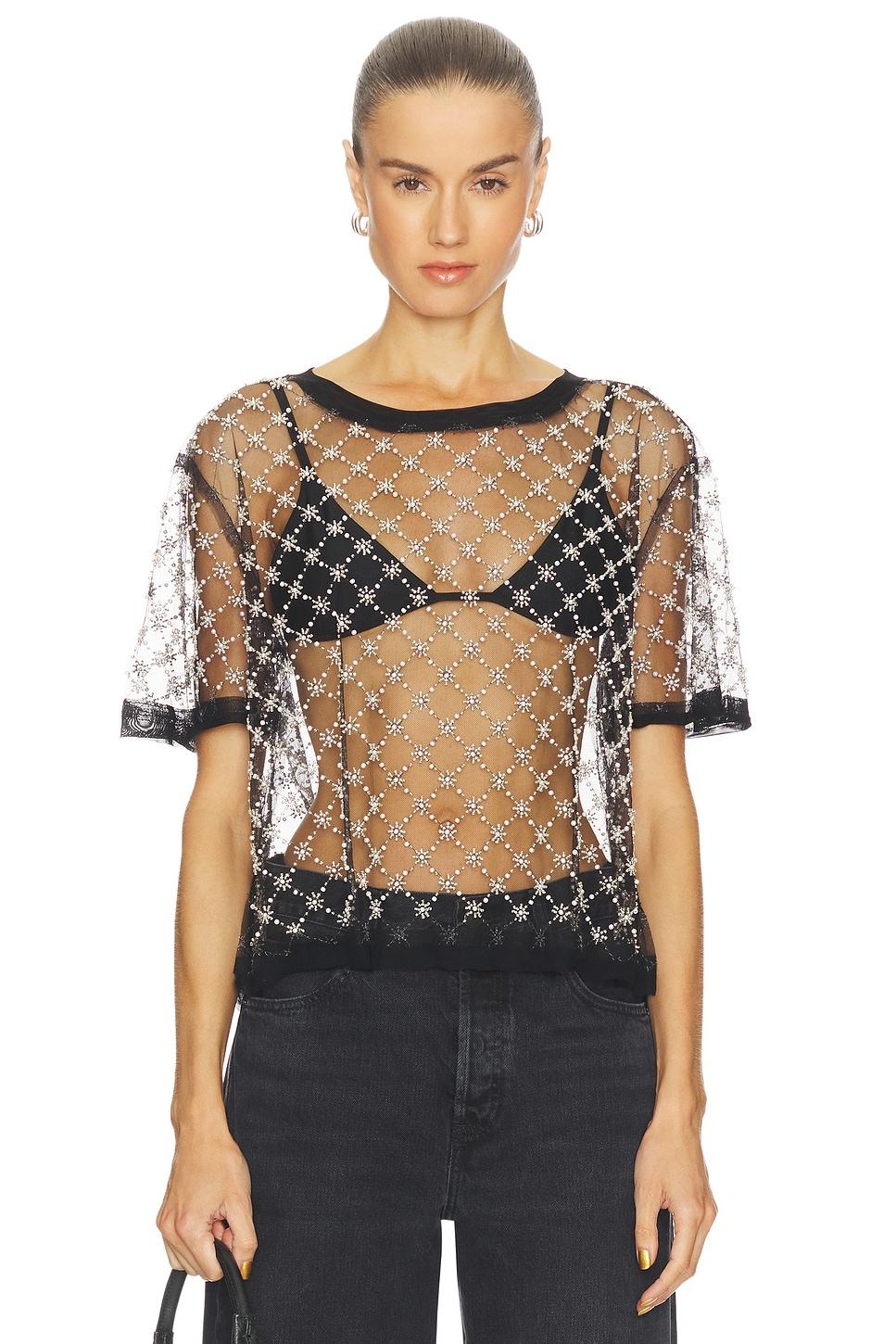 loir embellished knit top