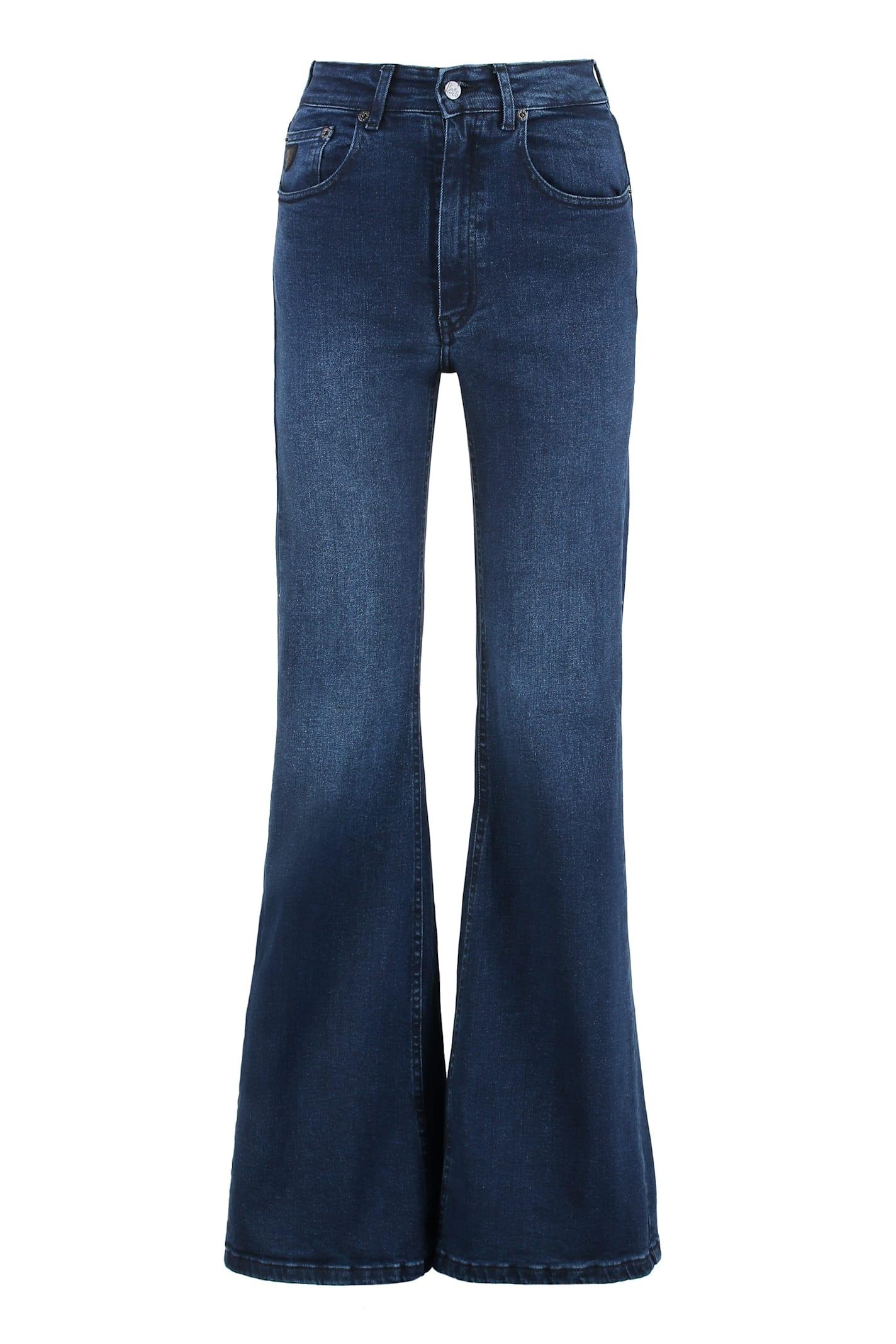 lois flared jeans palas with five pockets