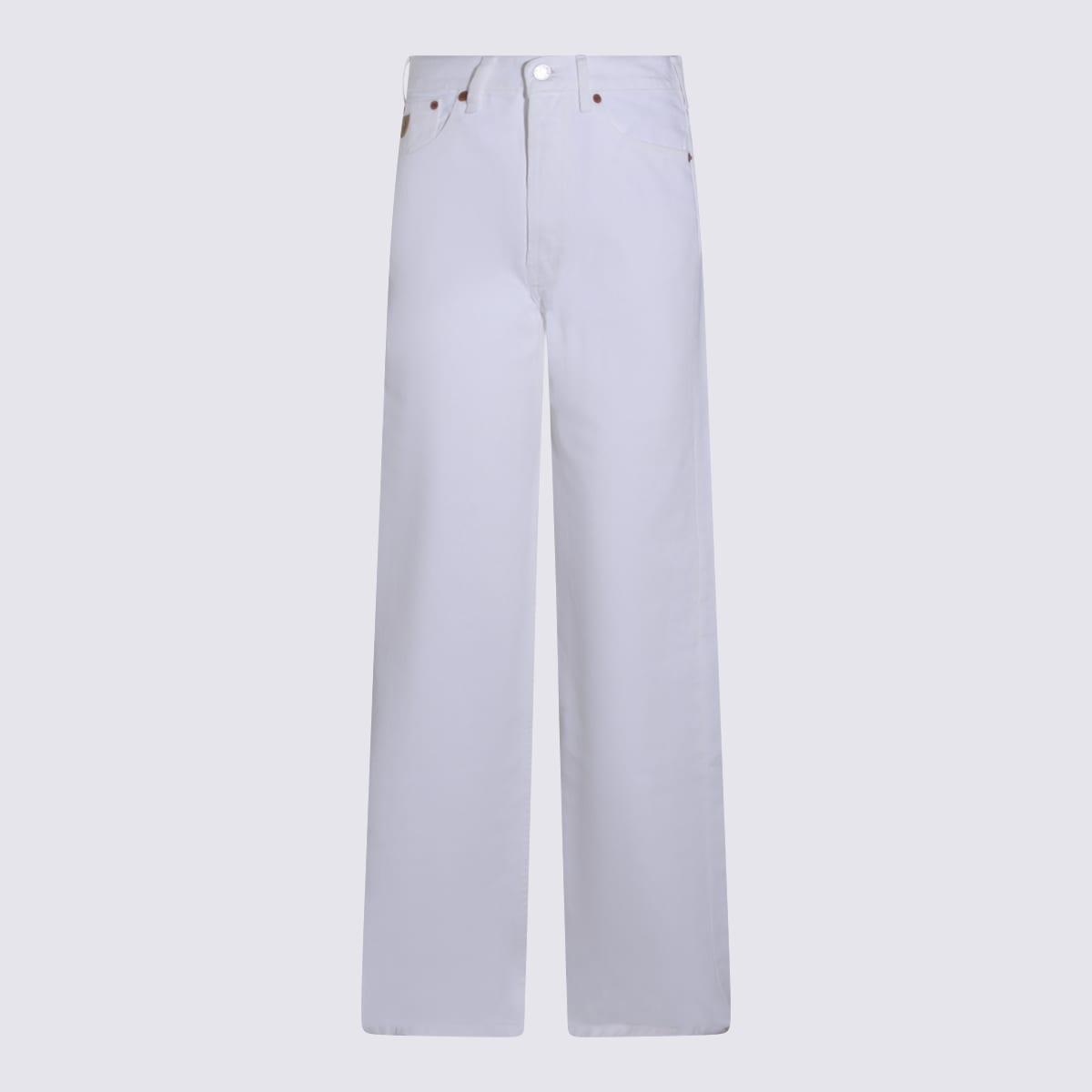 lois white cotton lindsay palazzo jeans