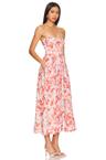 lola corset midi dress