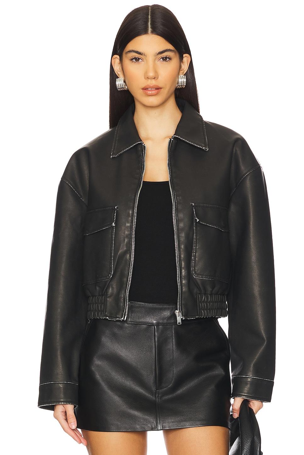 lolo faux leather jacket