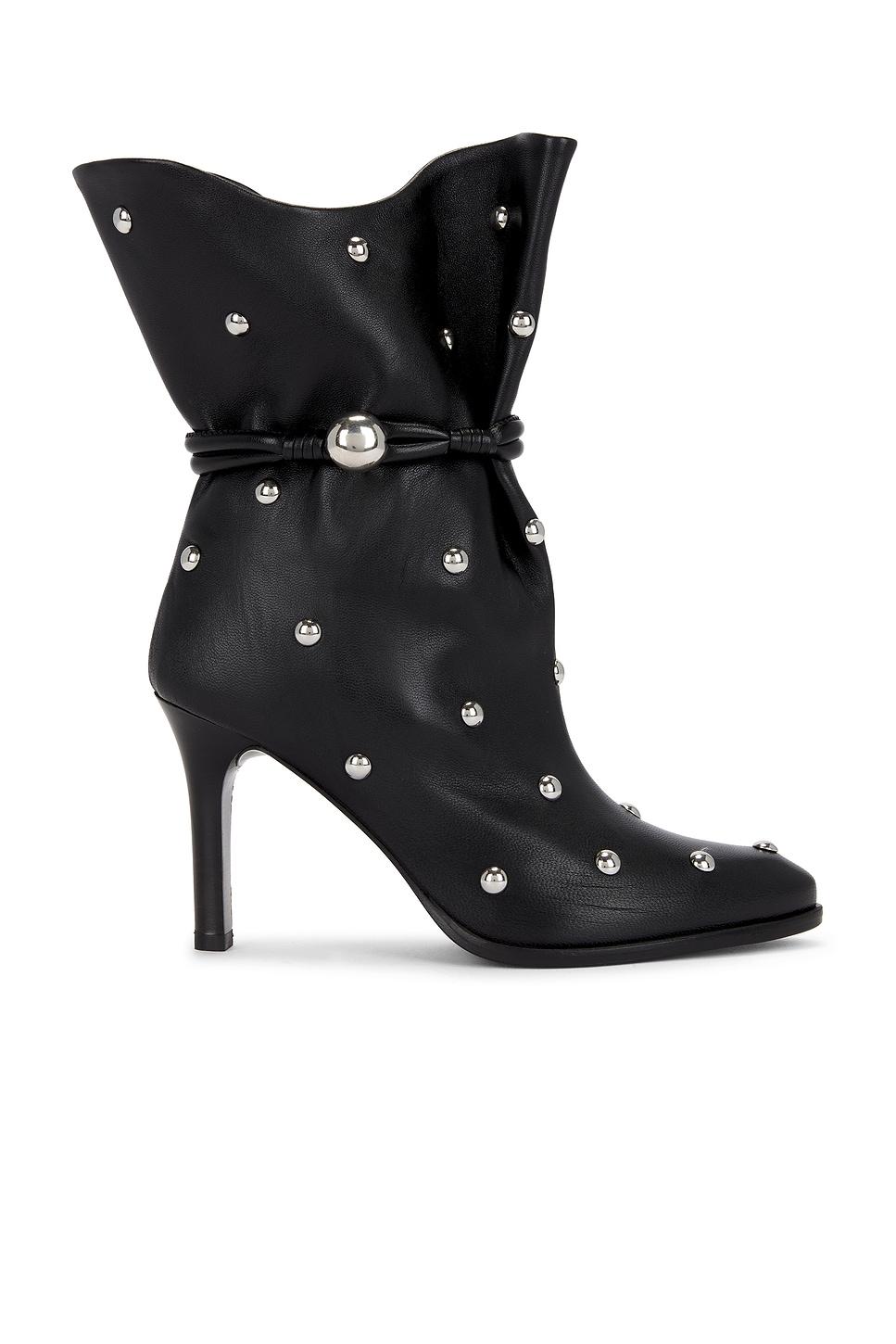 lolya studded ruffle boot