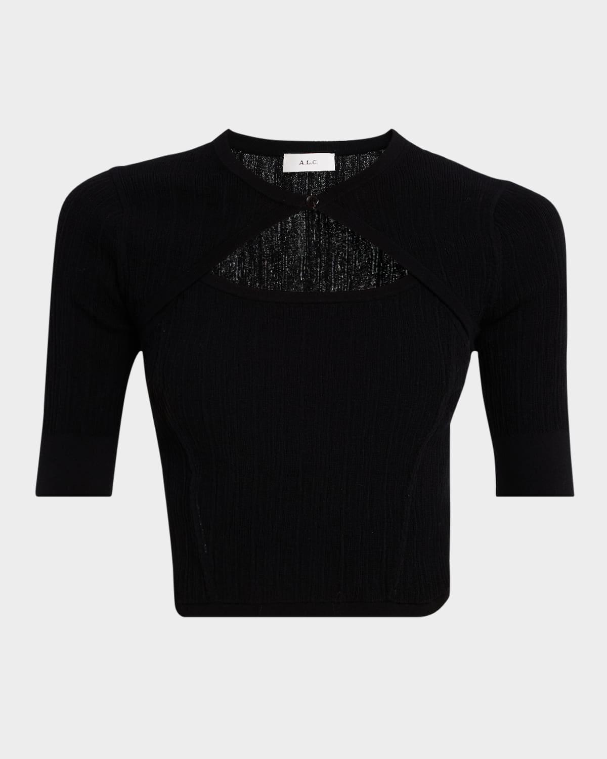 loma tie-back top with shrug