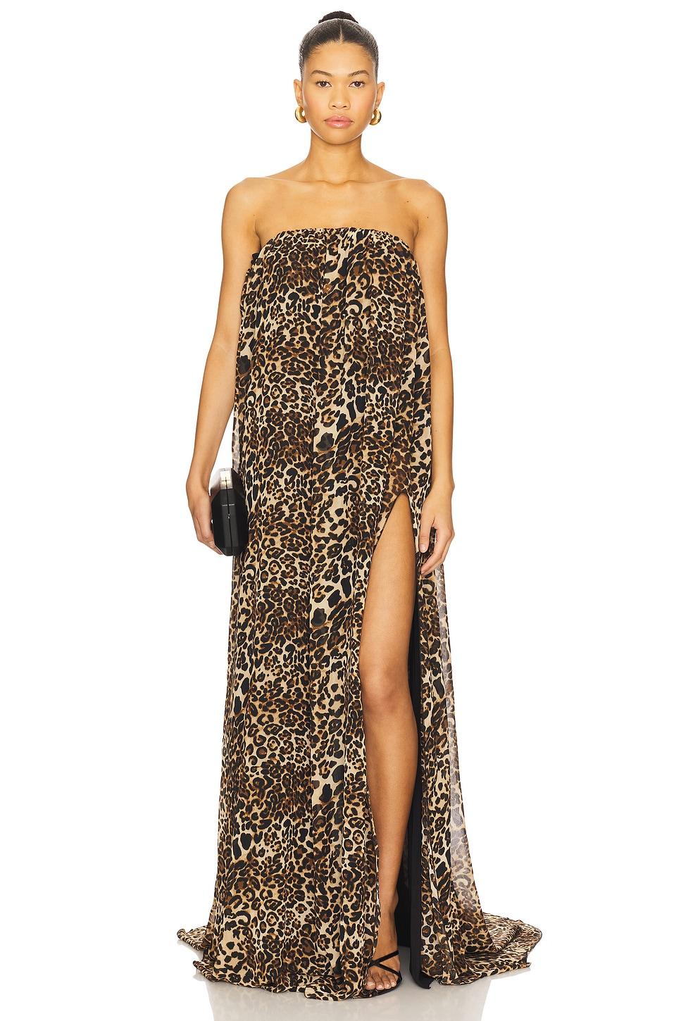 long dress with leg slits