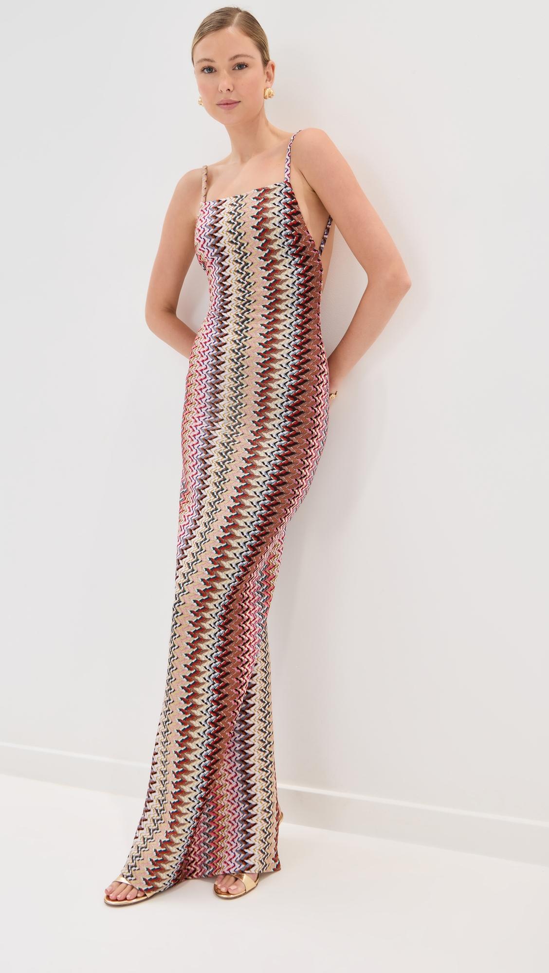 long dress with open back