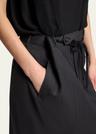 long hybrid belted slip dress