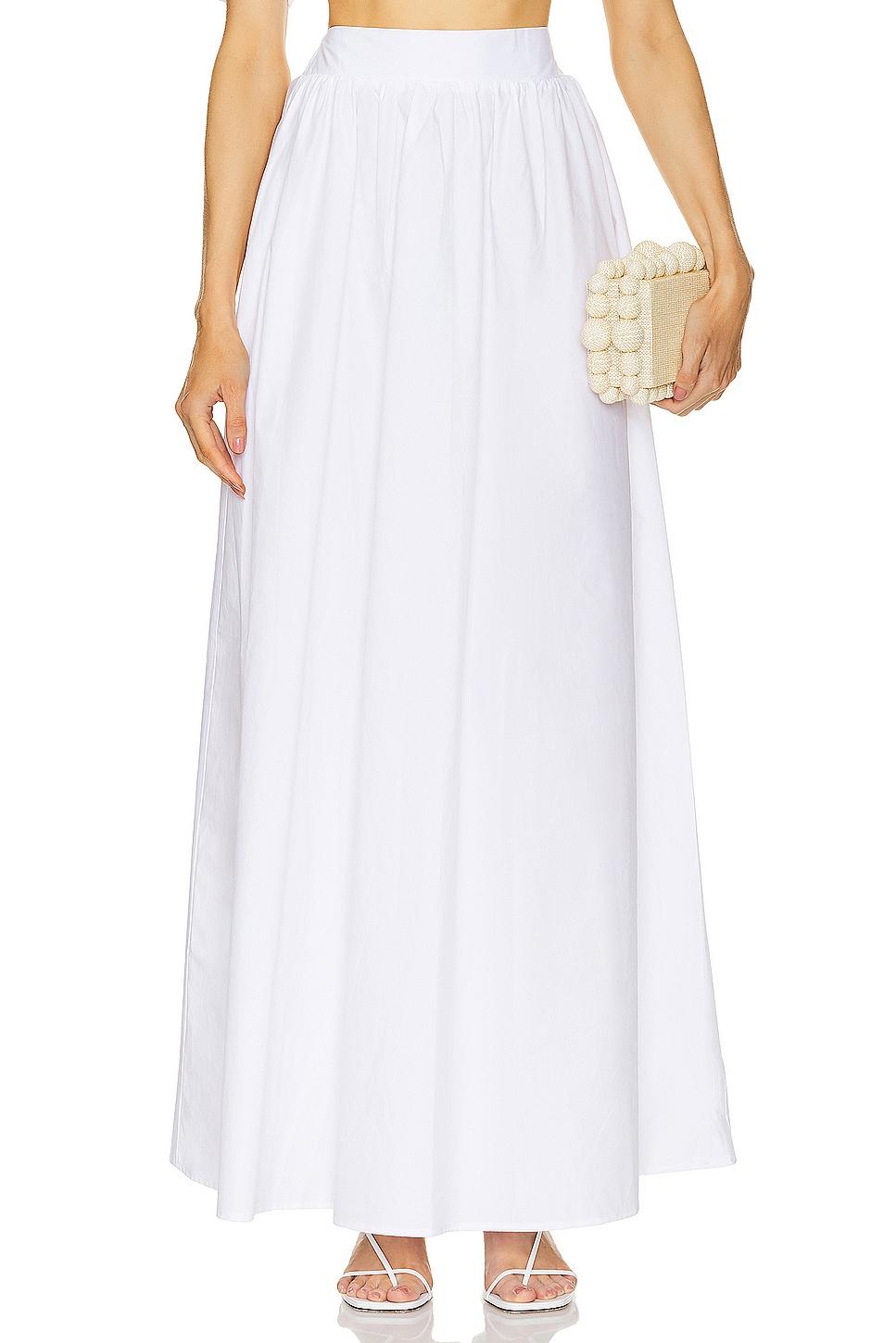long poplin skirt