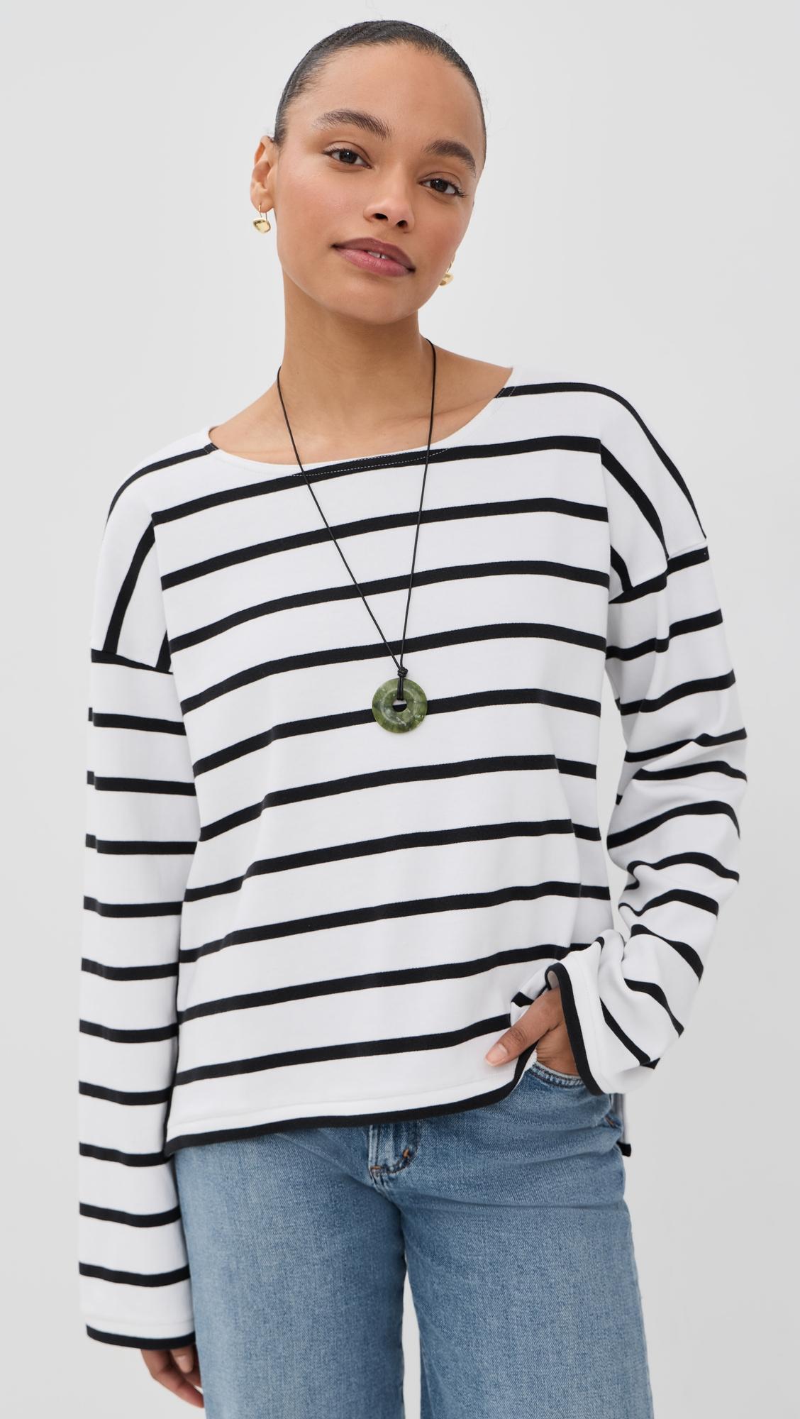long sleeve breton tee