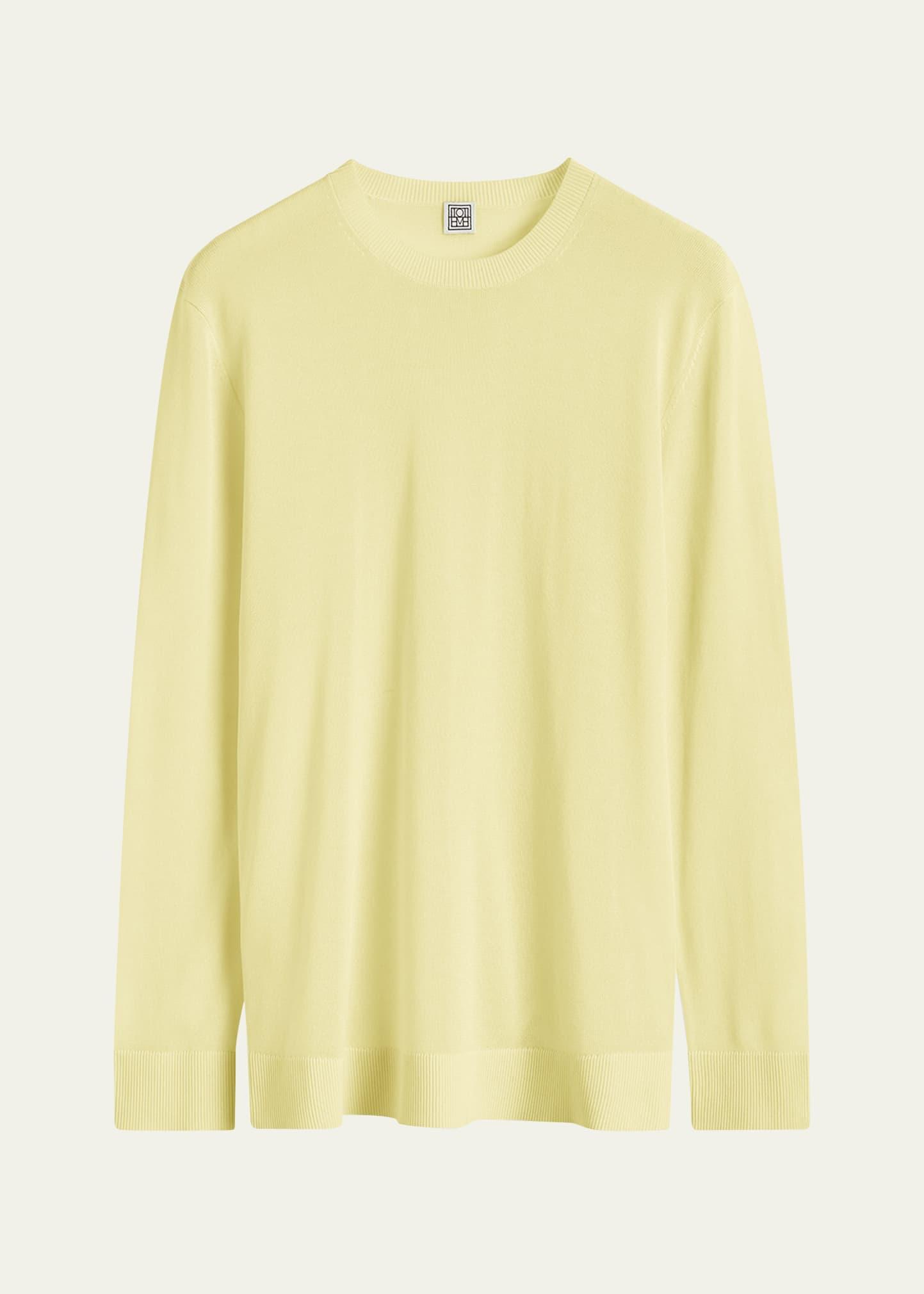 long-sleeve cashmere oversized sweater