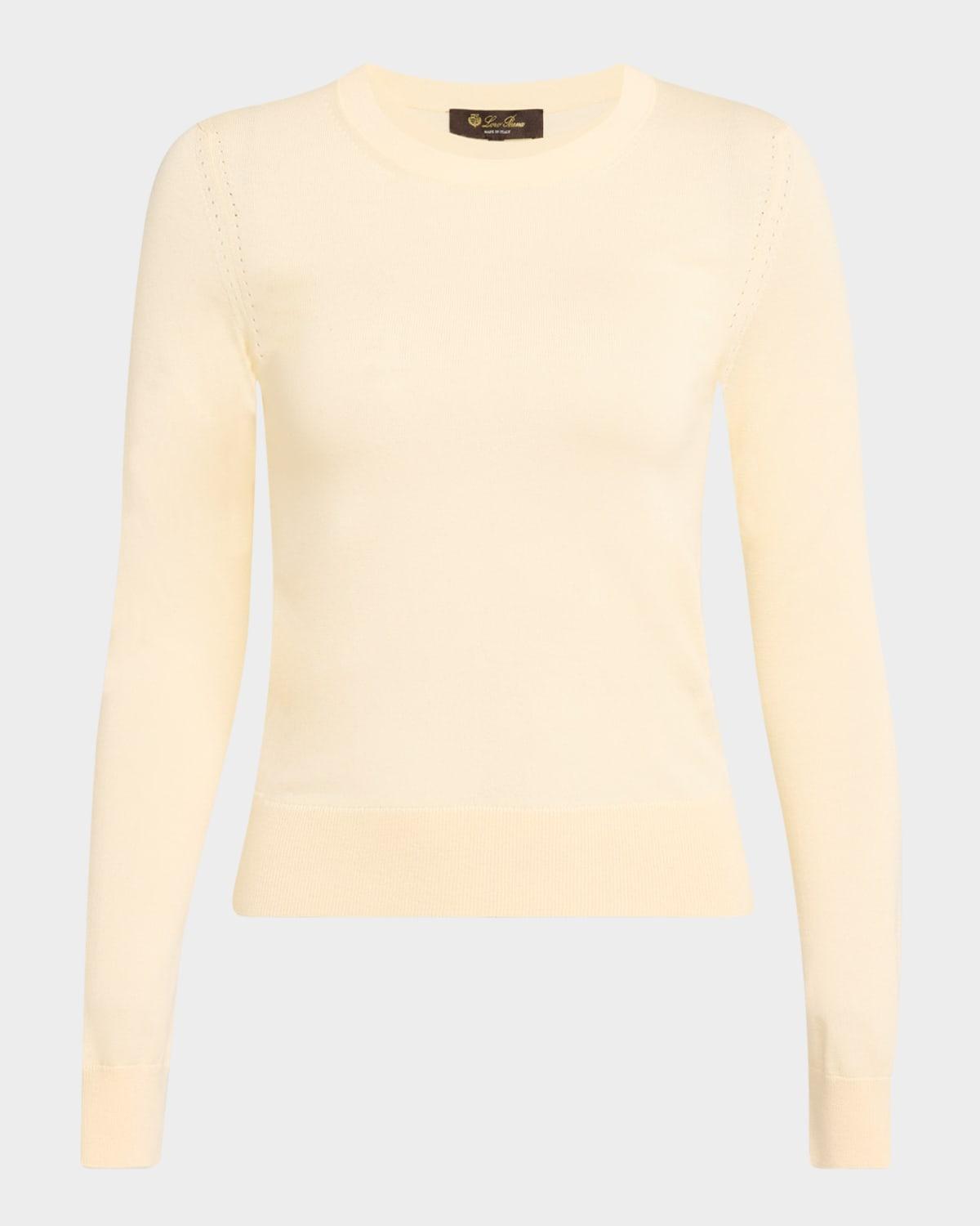 long-sleeve cashmere sweater