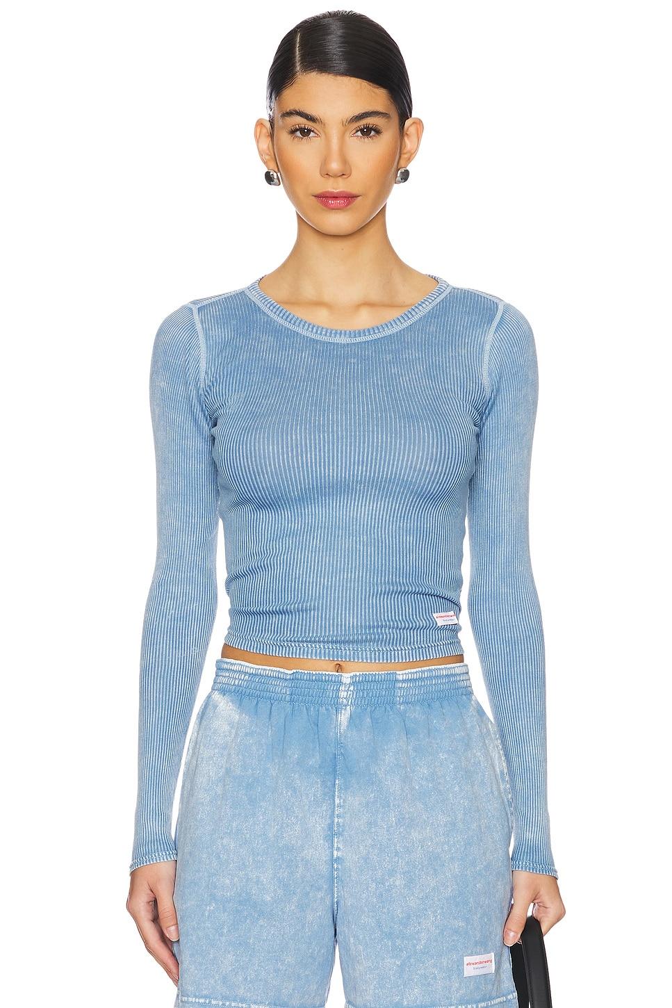 long sleeve crew neck tee