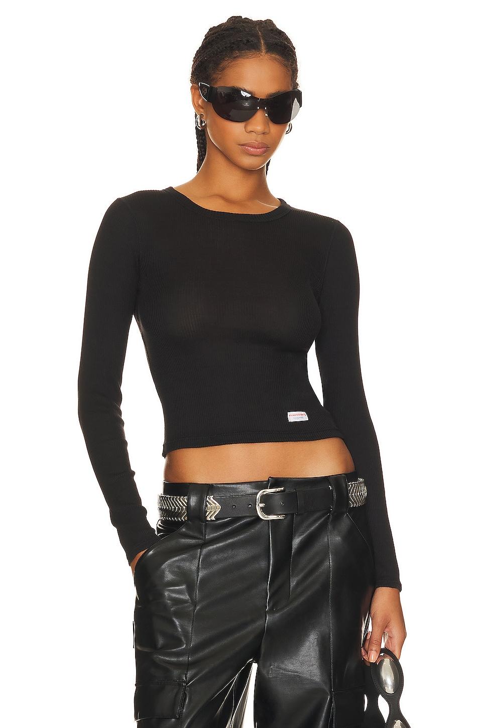 long sleeve crewneck tee