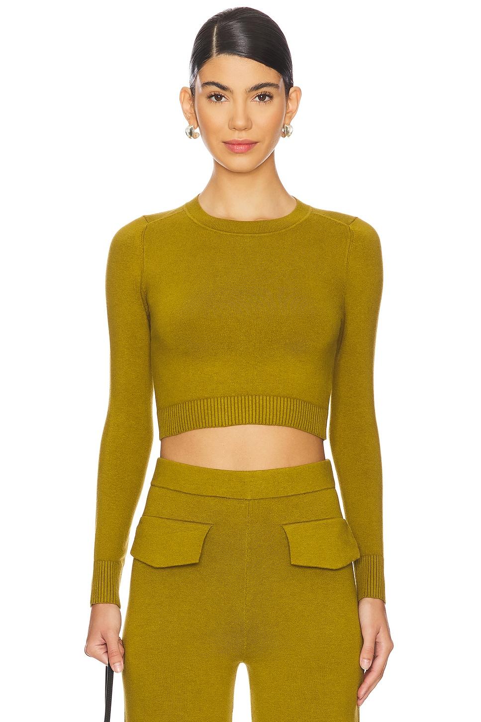 long sleeve crop top