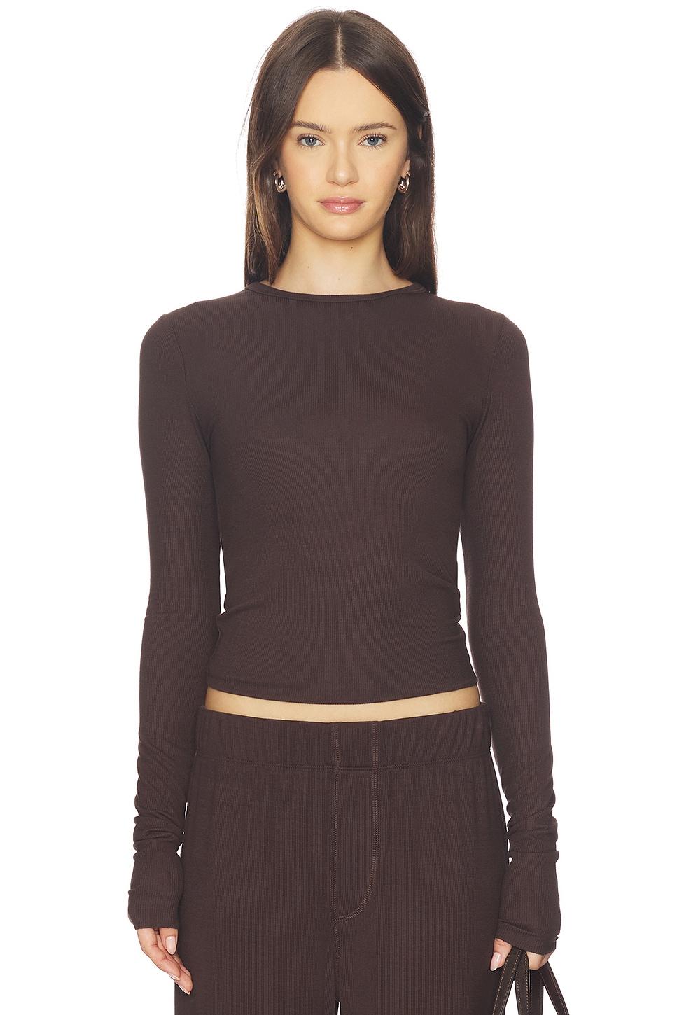 long sleeve fitted top