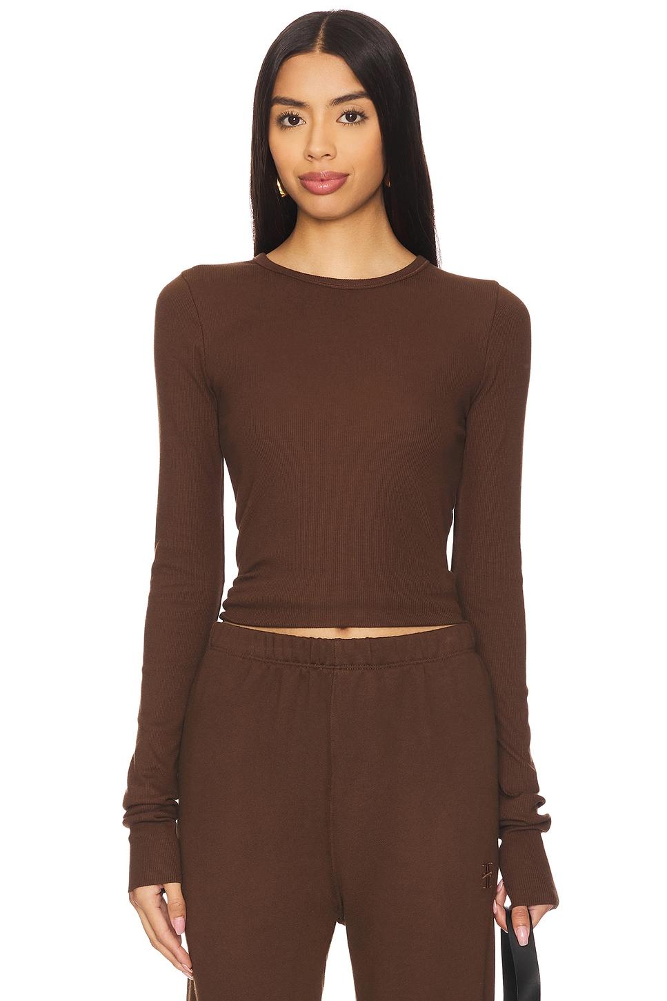 long sleeve fitted top