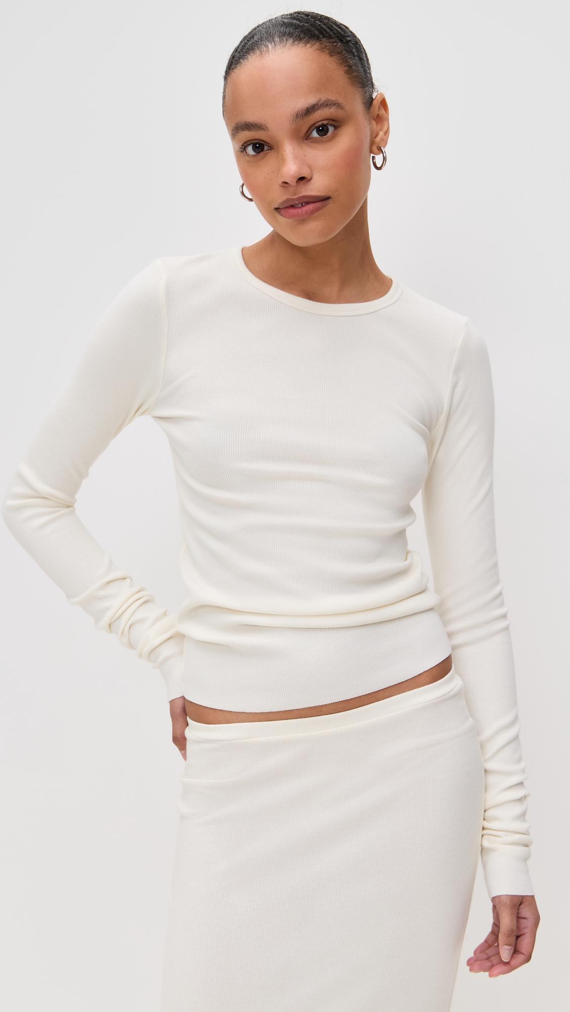 long sleeve fitted top