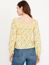 long-sleeve floral top