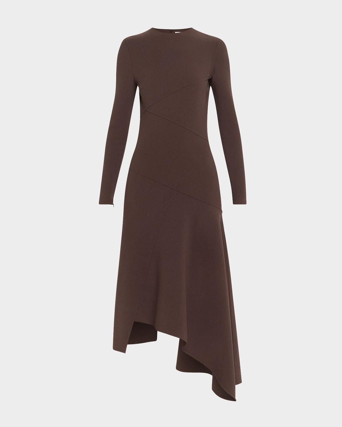 long sleeve handkerchief dress