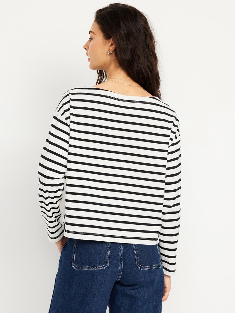 long-sleeve mariner loose t-shirt