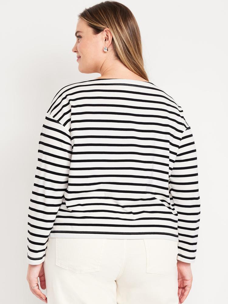 long-sleeve mariner loose t-shirt