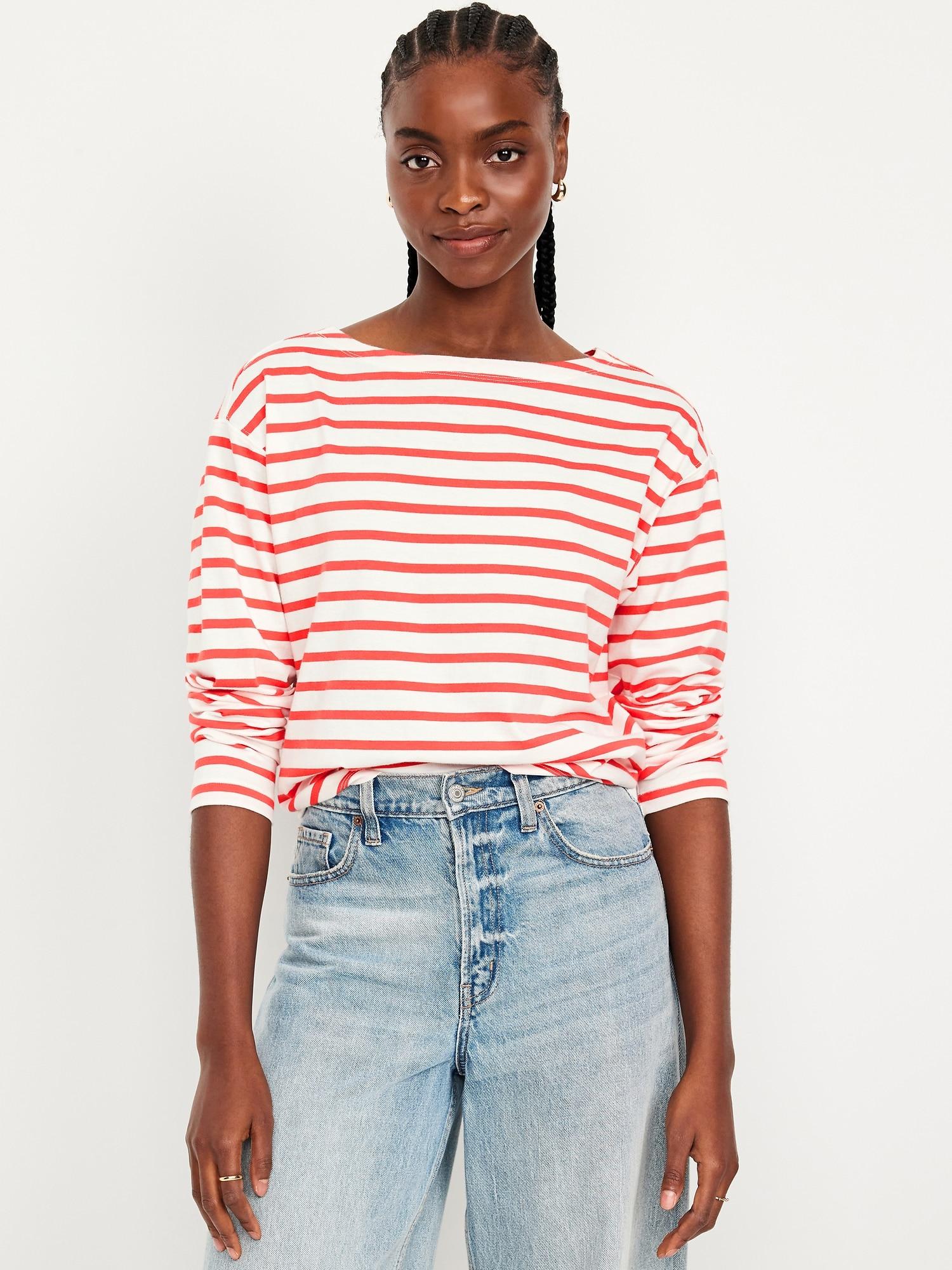 long-sleeve mariner loose t-shirt