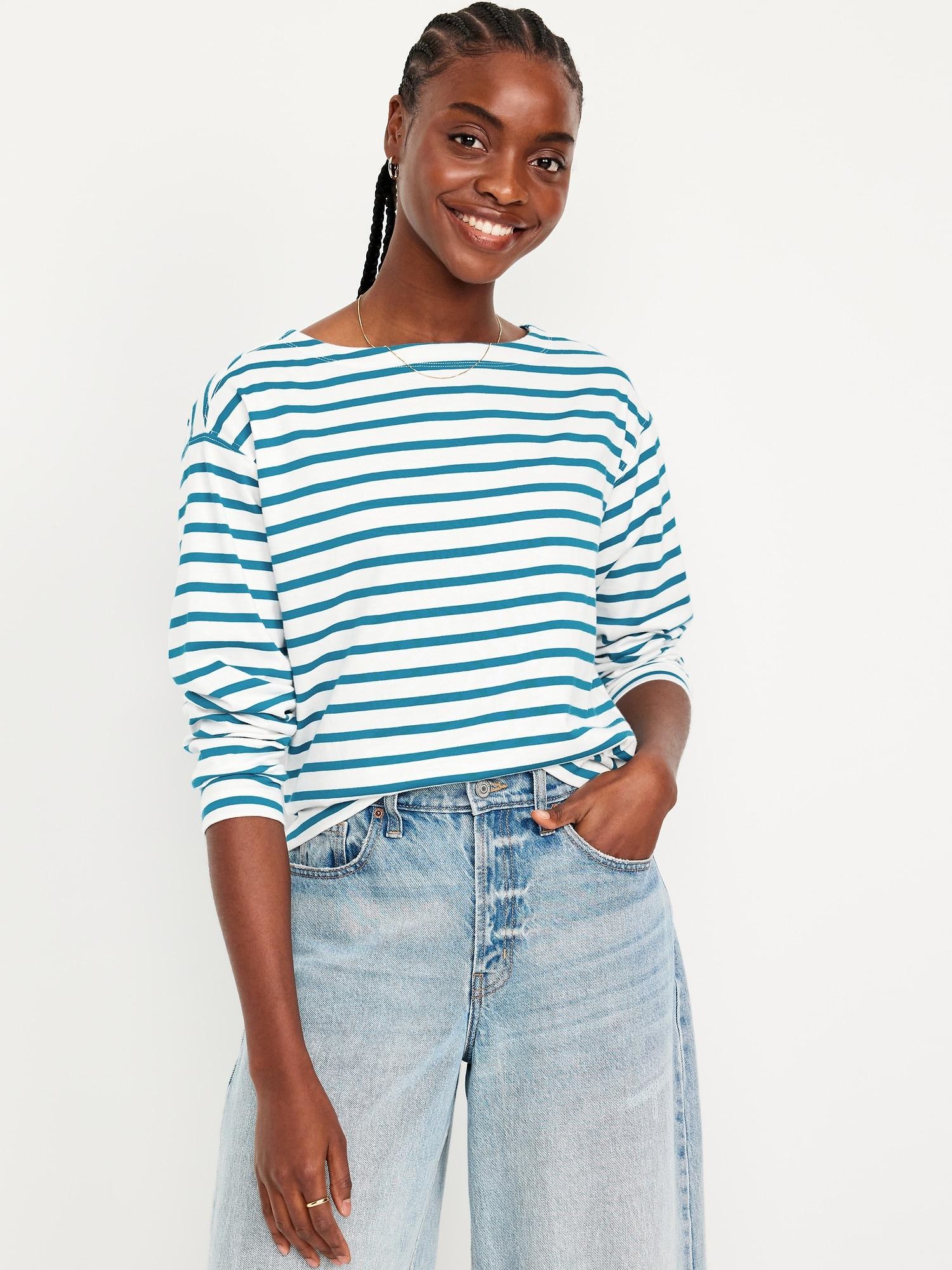 long-sleeve mariner loose t-shirt