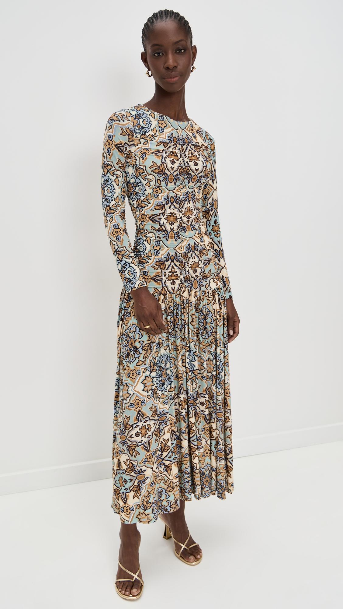 long sleeve maxi dress