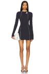 long sleeve mini dress