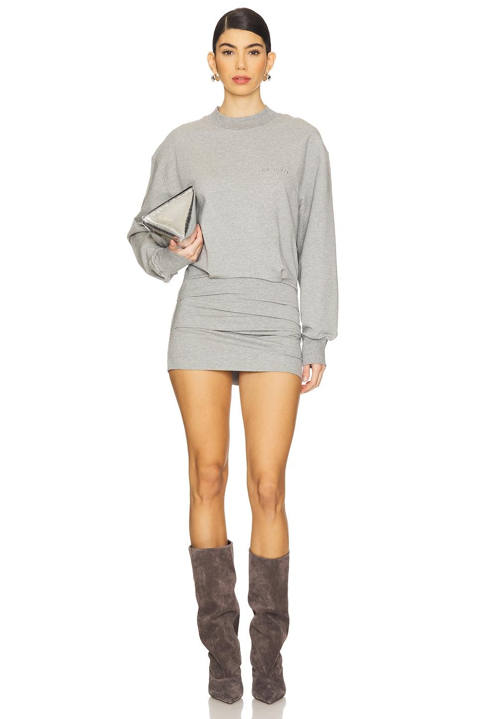 long sleeve mini dress