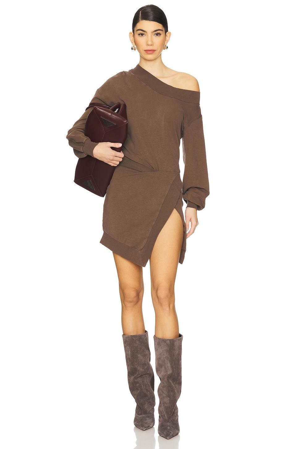 long sleeve mini dress