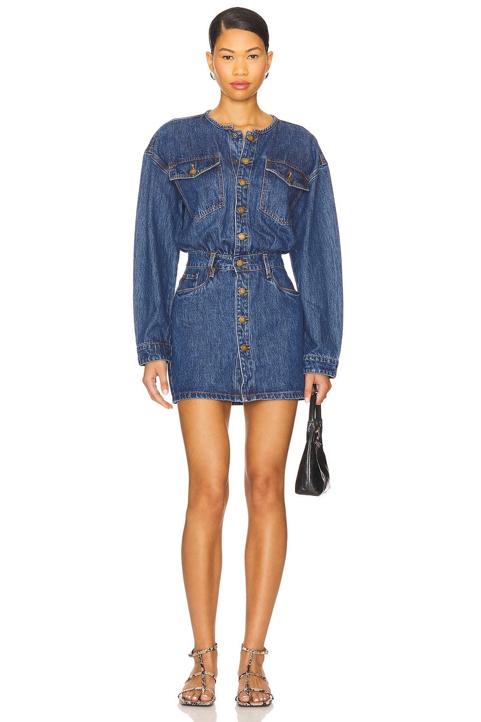 long sleeve mini dress