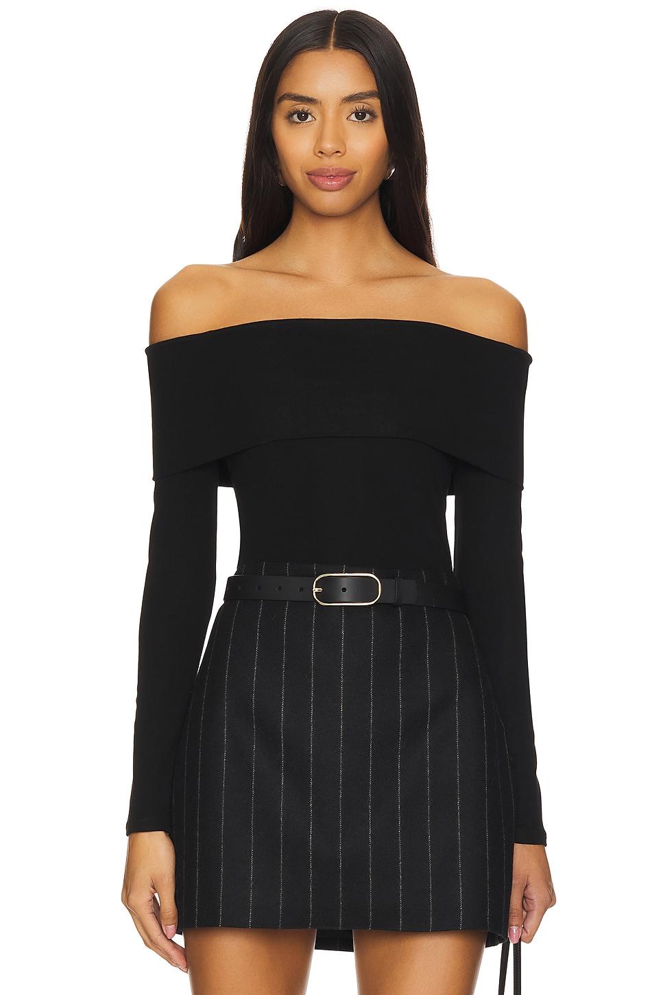 long sleeve off the shoulder top