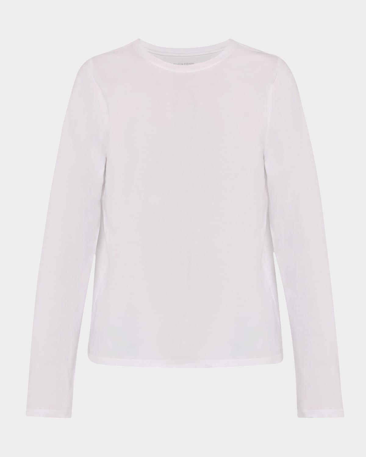 long-sleeve organic cotton jersey tee