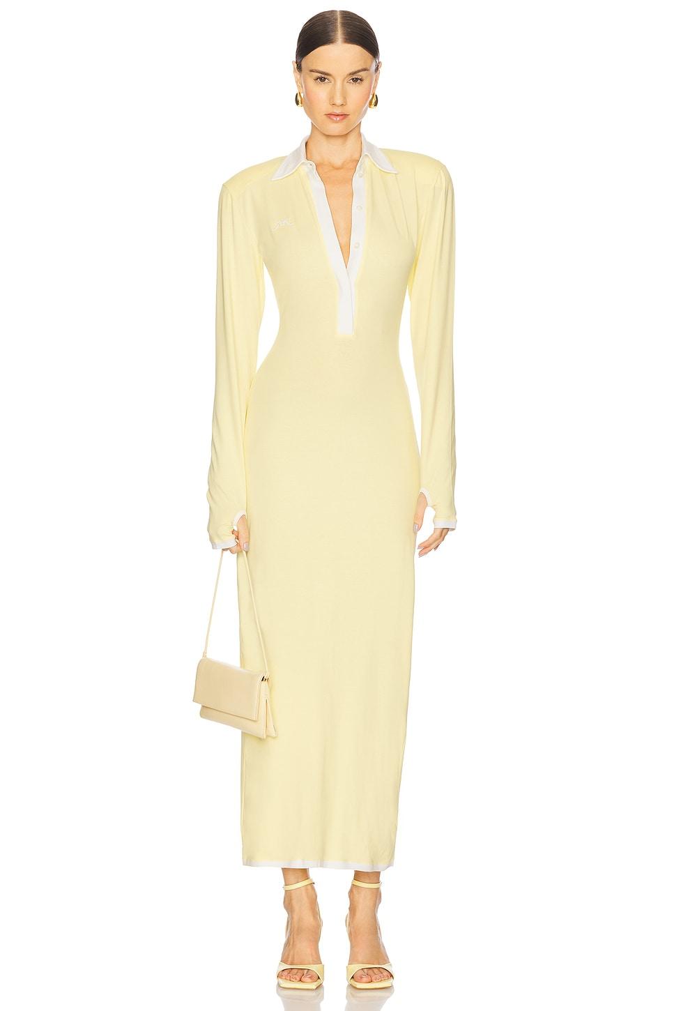 long sleeve polo dress
