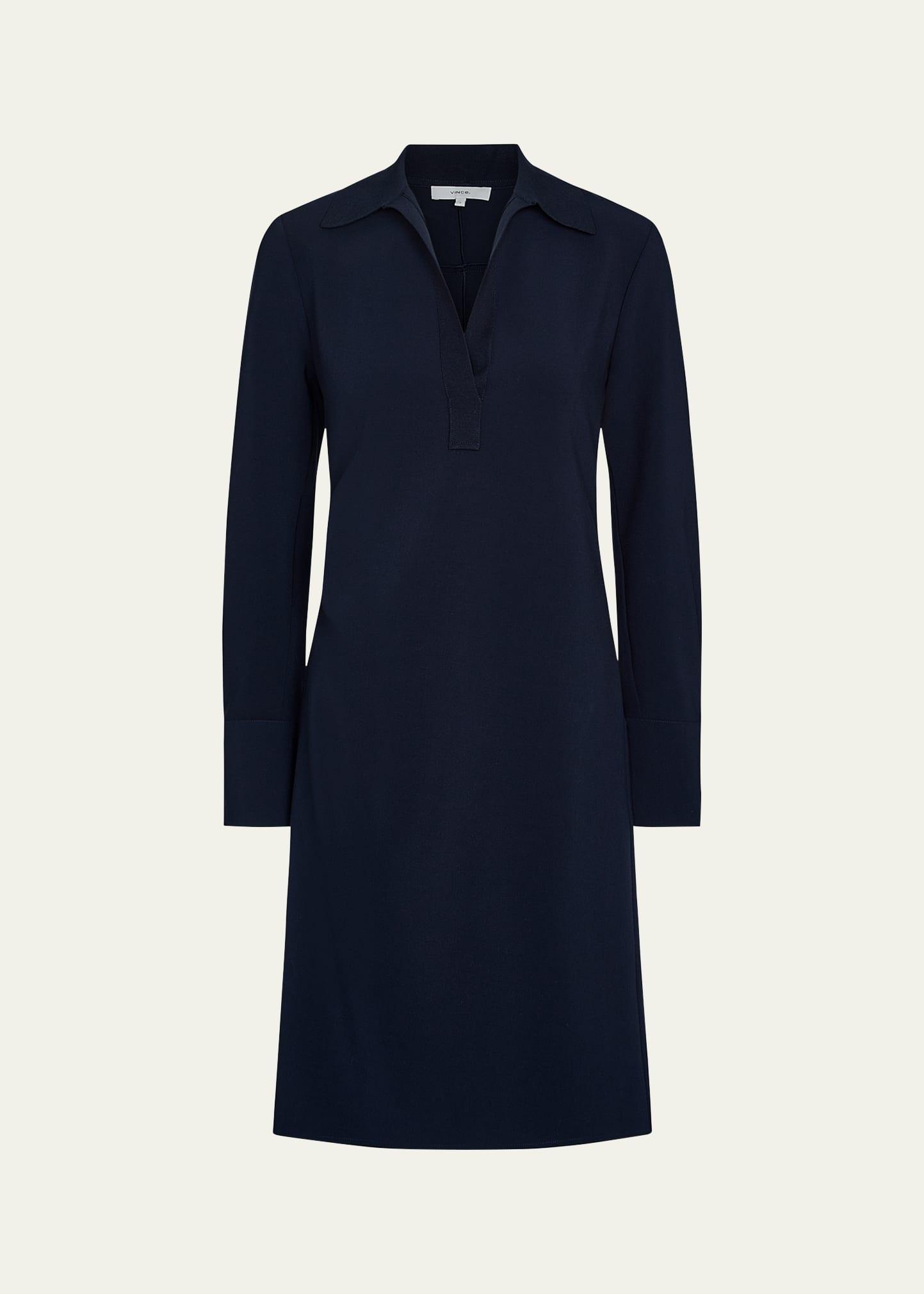 long-sleeve rugby dress