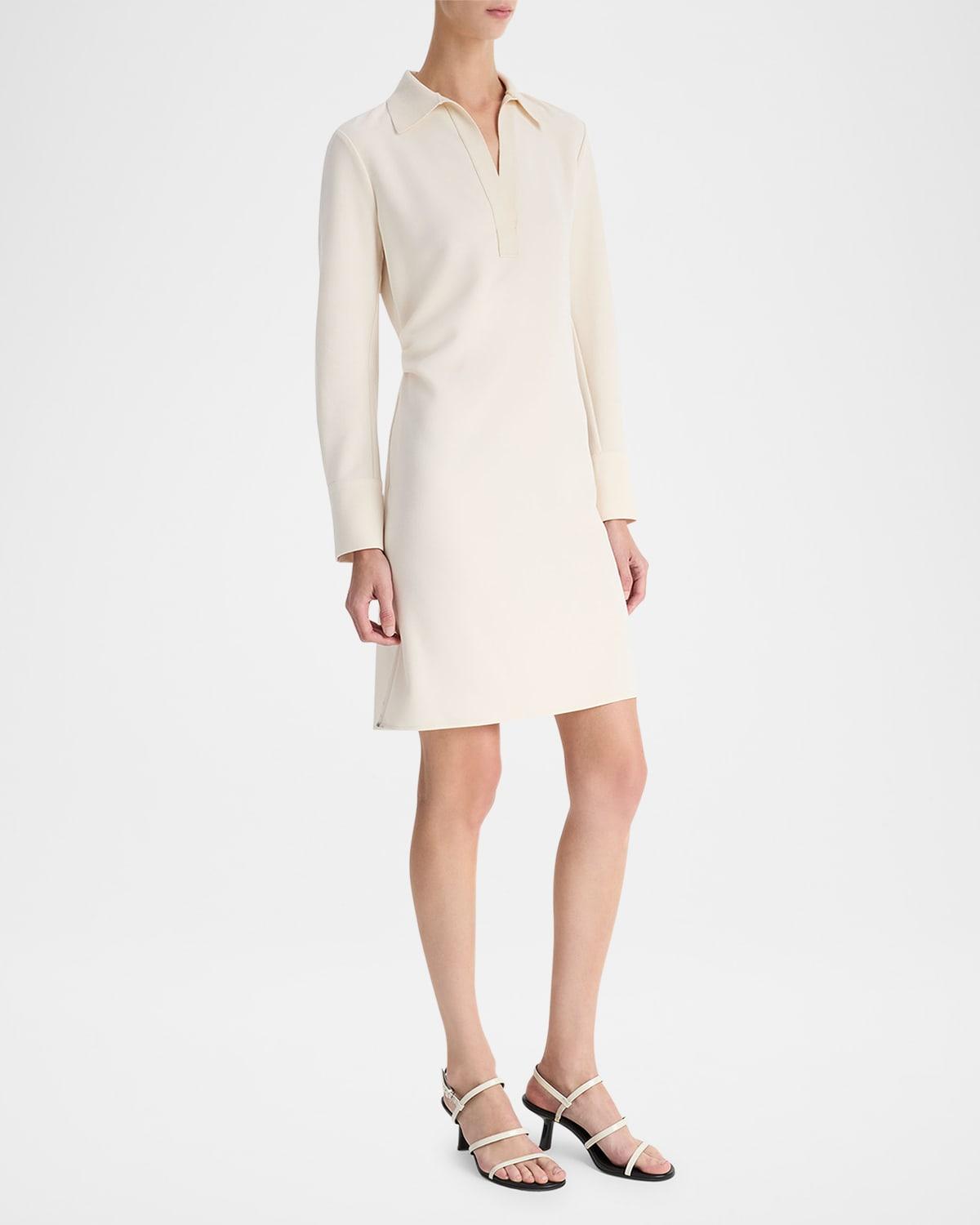 long-sleeve rugby dress