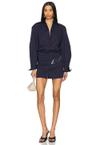 long sleeve shirt mini dress