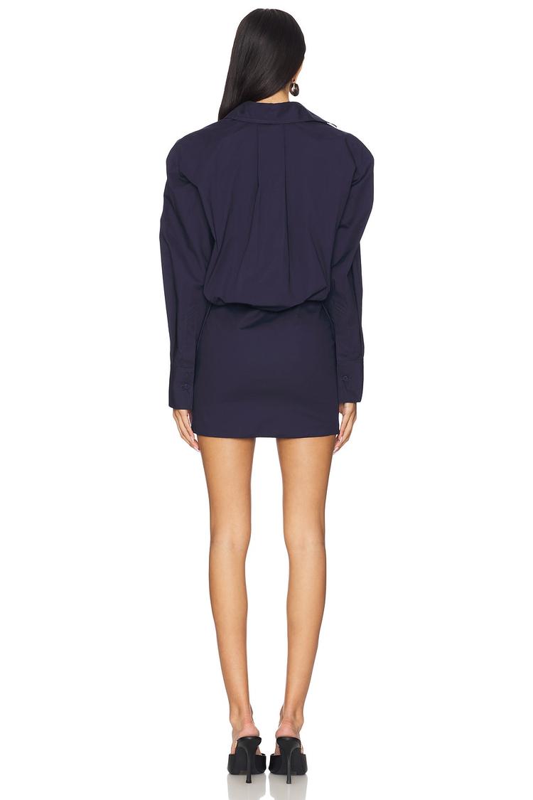 long sleeve shirt mini dress