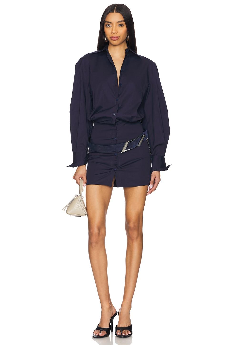 long sleeve shirt mini dress