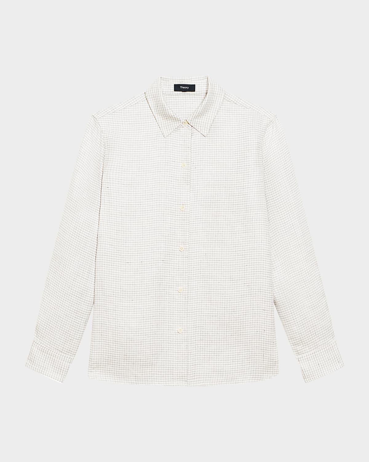 long-sleeve straight shirt