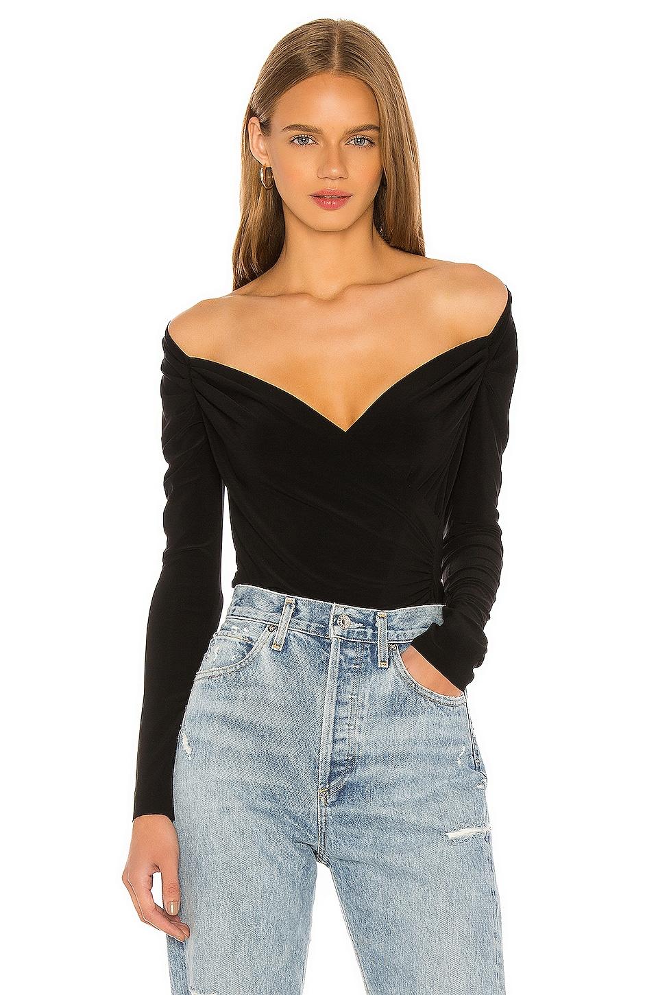 long sleeve sweetheart blouse