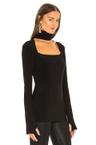 long sleeve sweetheart turtle top