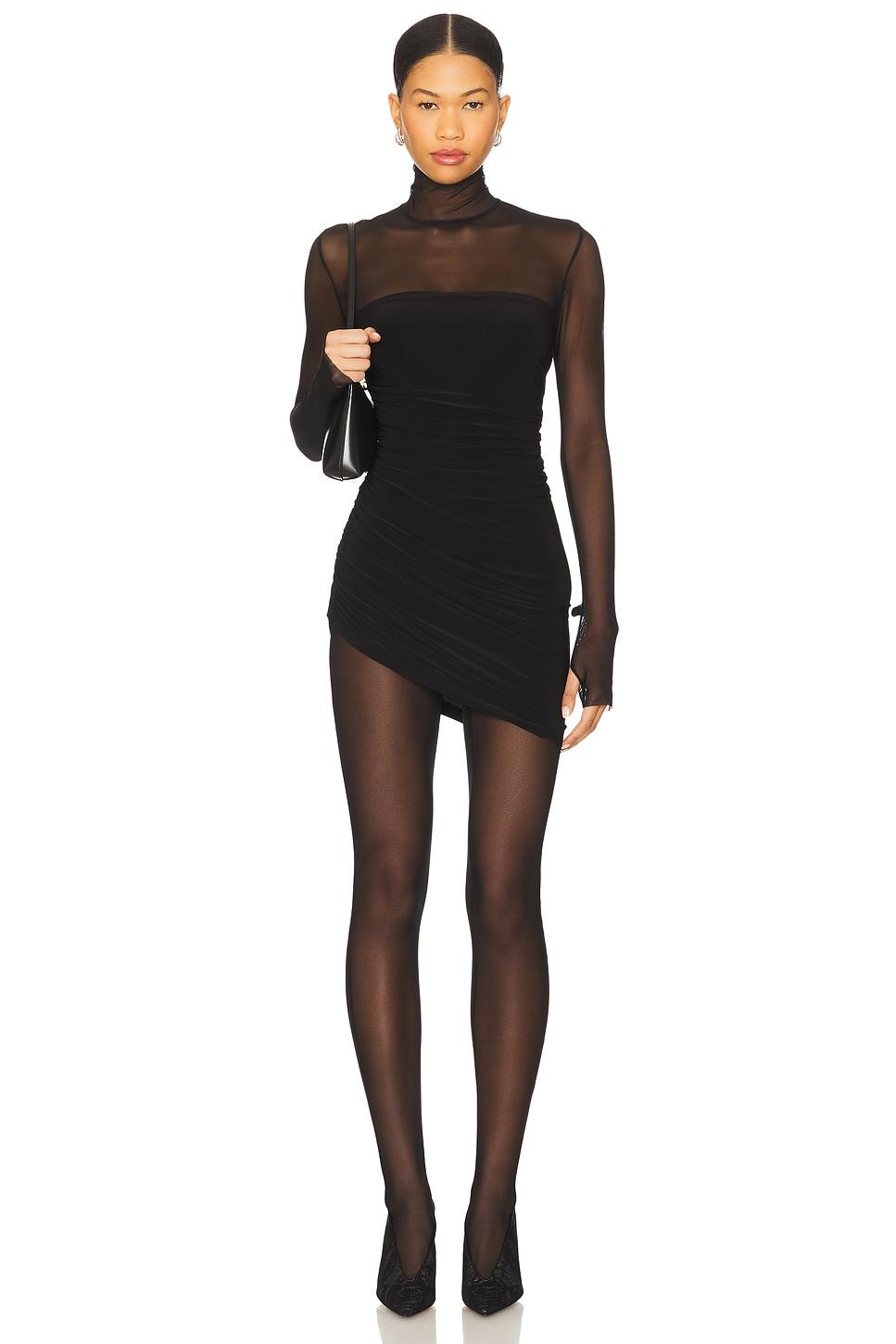 long sleeve turtleneck strapless diana pickleball dress