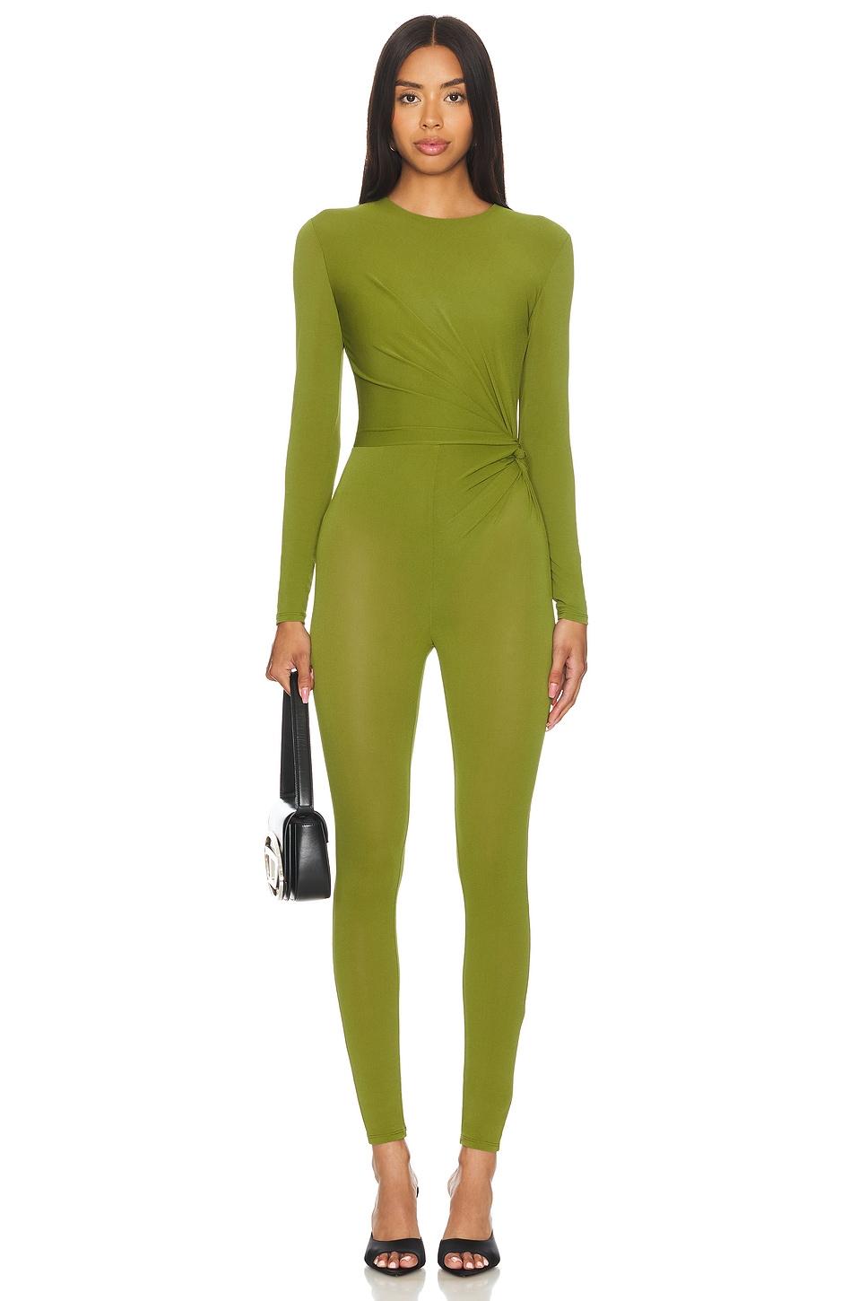 long sleeve twist catsuit
