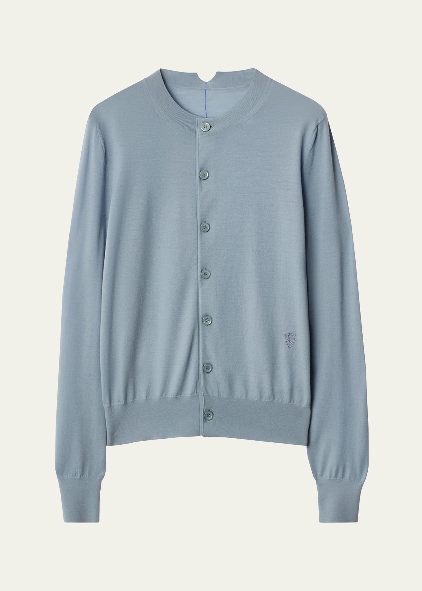 long sleeve wool cardigan